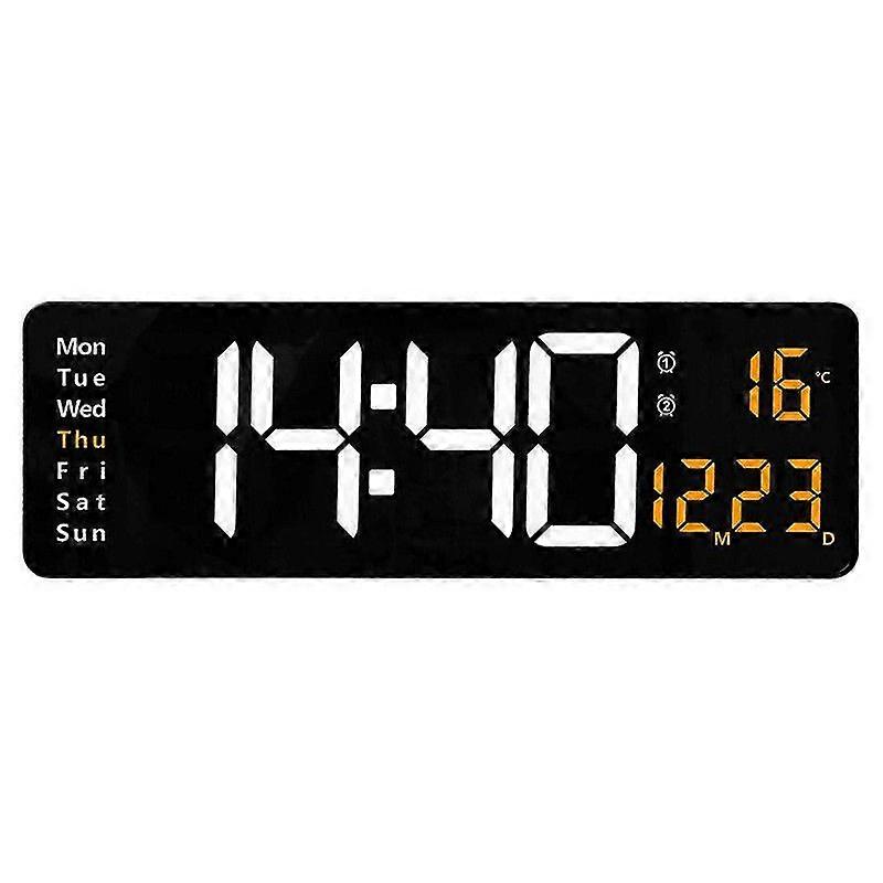 Clock Hanging Watch Table Clock Calendar Electronic Clock Intelligent Digital Clock with Remote Con