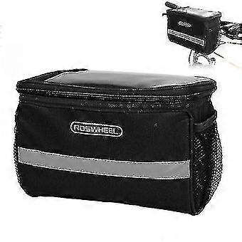 Bicicletta riflettente Manubrio Cestino Isolato Borsa Termica Outdoor Ciclismo Mountain Bike Tubo Anteriore Ba
