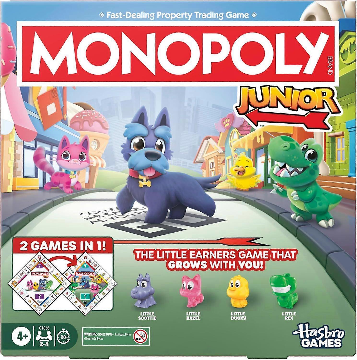 Monopoly Junior 2 In 1 Refresh Board Game