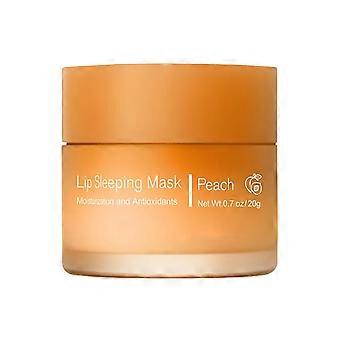 Hydrating Lip Mask Peach Flavor for Deep Hydration and Overnight Moisture Lock, Anti-Chap Balm