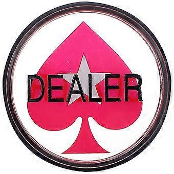 Acryl Dealer Poker Doppelseitiger kleiner Dealer Button Puck Poker Spiel Zählknopf