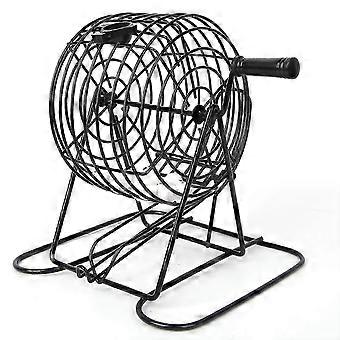 Deluxe Bingo Set with Metal Cage, 75 Balls, 18 Cards, 150 Chips, for Large Groups and Parties