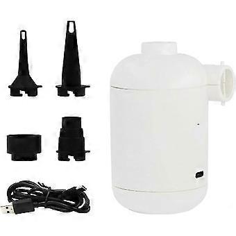 Pcs Mini Air Pump for Inflatables - Electric Portable Air Mattress Pump | Mini USB Rechargeable Air Pump, Wireless Inflation and Deflation Pump for Sw