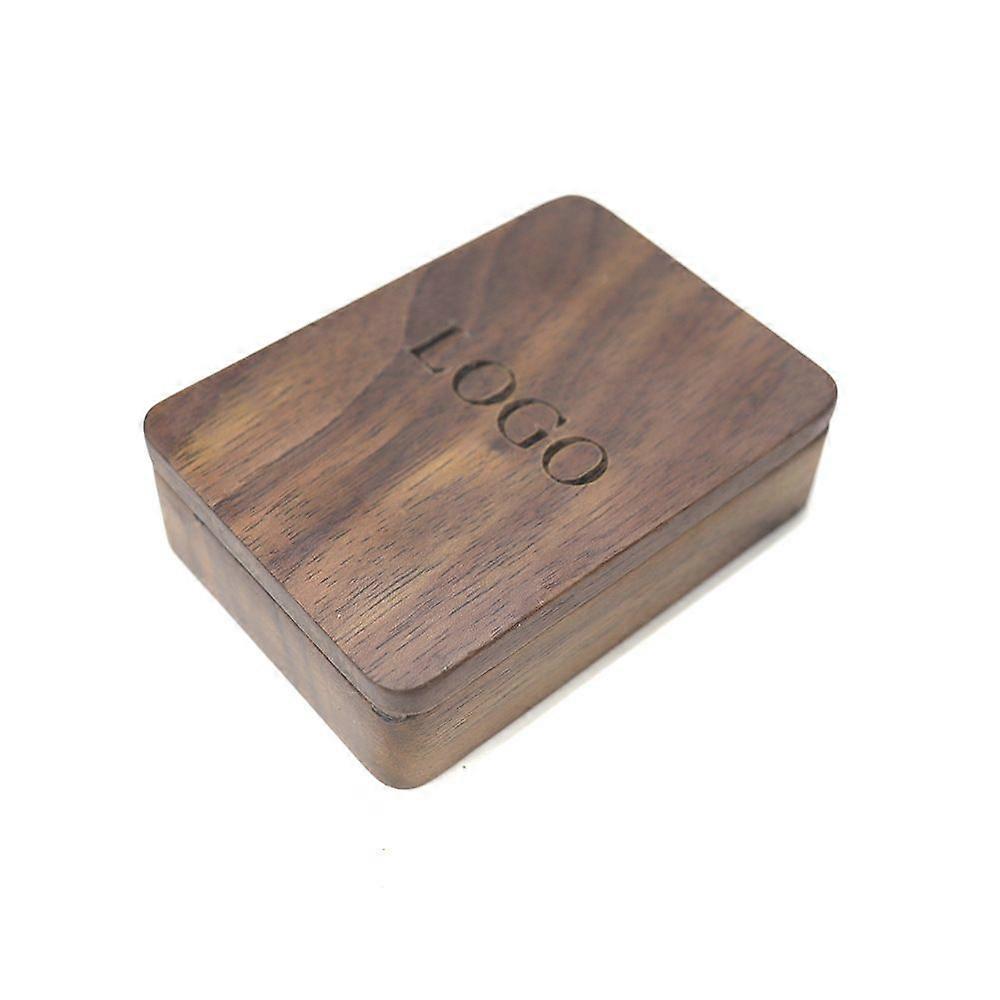 USB Drive Gift Box with Black Walnut Shell, Sliding Lid and Fitted Insert