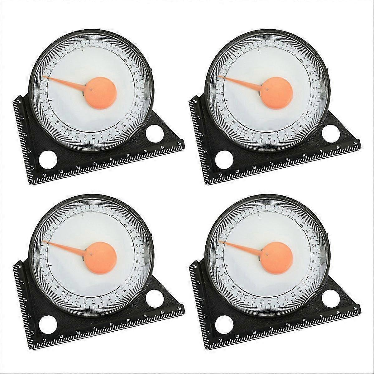 Multifunctional Plastic Angle Meter, Slope Meter, Angle Meter, Pointer Type Horizontal Angle Meter with Scale