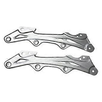 Cadre de patin à roulettes en alliage d'aluminium, pièces de rechange pour châssis de patins à roulettes pour enfants, support de lame creux de 160 mm (2 tailles).