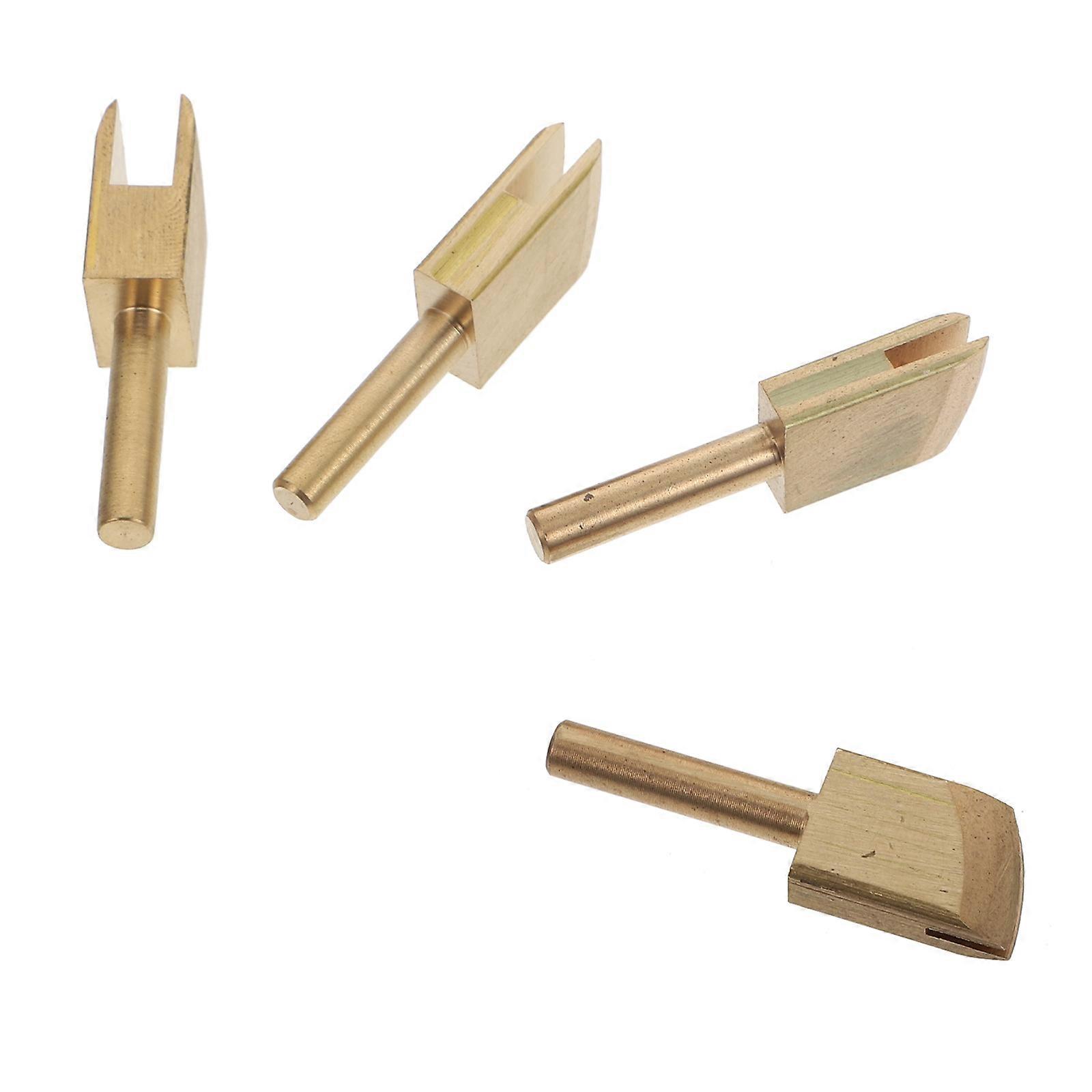 Tool Copper Burnishing Head for Work 4Pcs