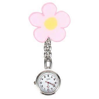 Acrylic Nurse Pocket Watch Clip-on Quartz Cartoon