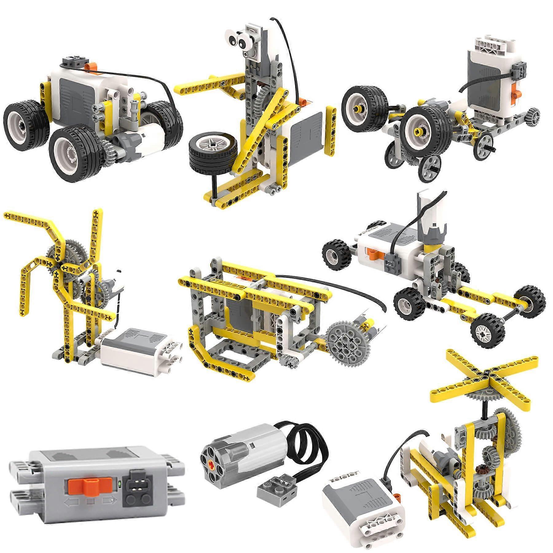 JBBRO 420PCS Motor Kit for  Technic Power Functions STEM Robotics Programming and RC Car Upgrade Set