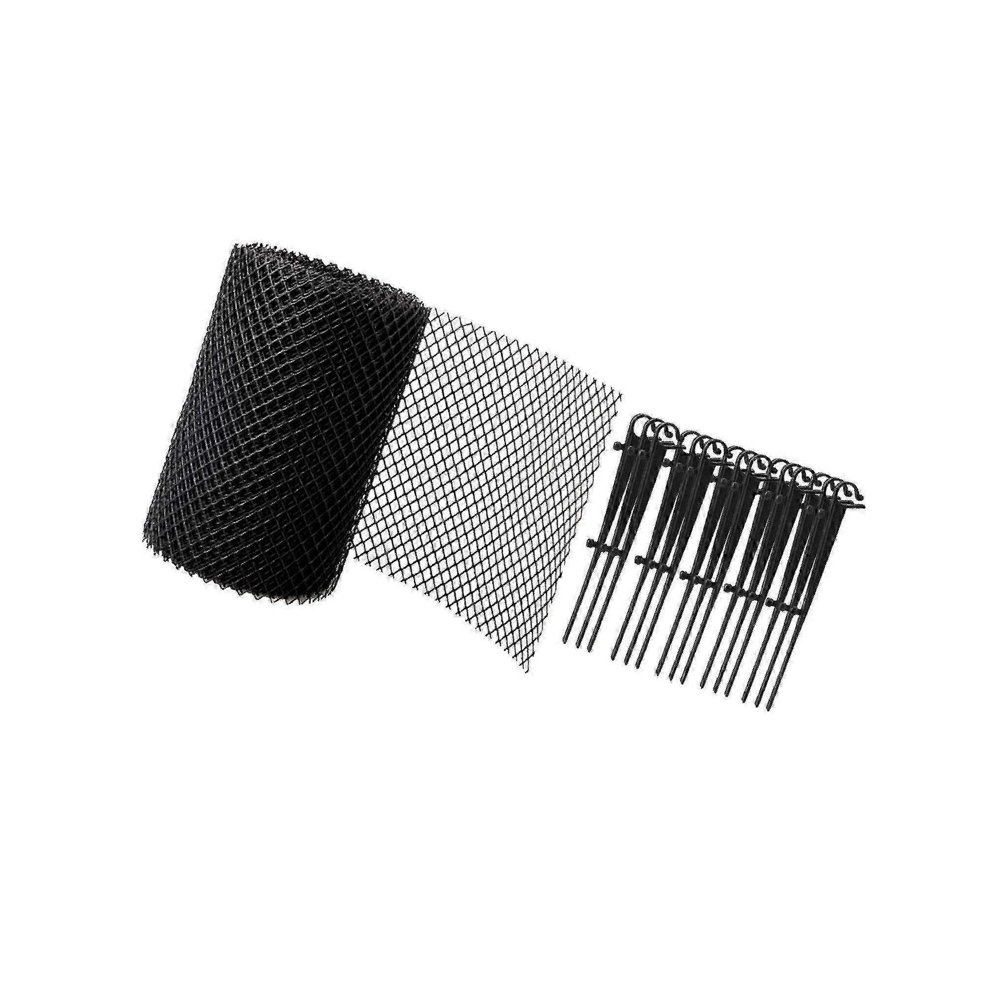 Debris-Blocking Gutter Guard Mesh Cover for Leaf-Free Gutters