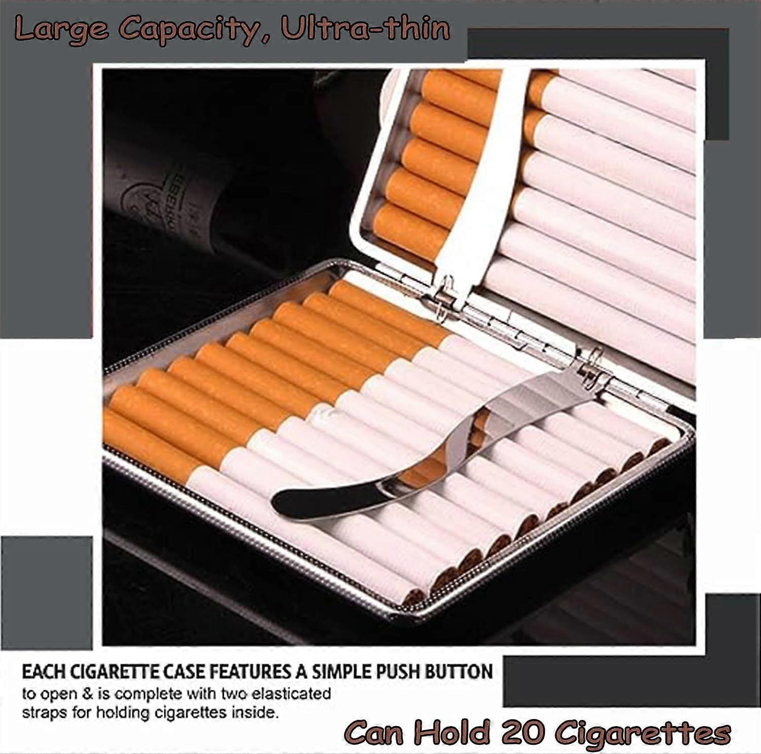 Leather Cigarette Case - Holds 20Pcs