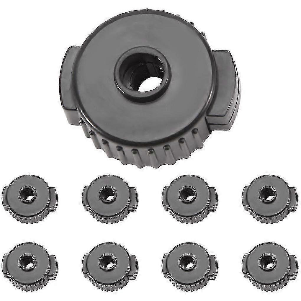 9pcs Abs Drum Set Quick Release Nuts Cymbal Quick Assembly Drum Mate Replacement Accessories Zekai
