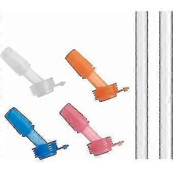 Silicone Bite Valve Straws 2 Pack for Childrens Eddy Style Sports Water Bottles