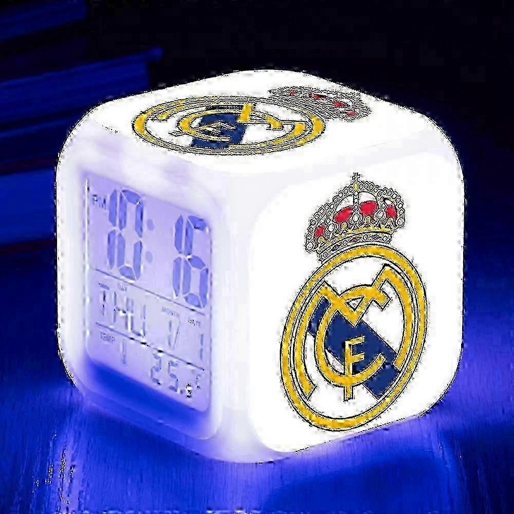 LED Alarm Clock With Colour Light