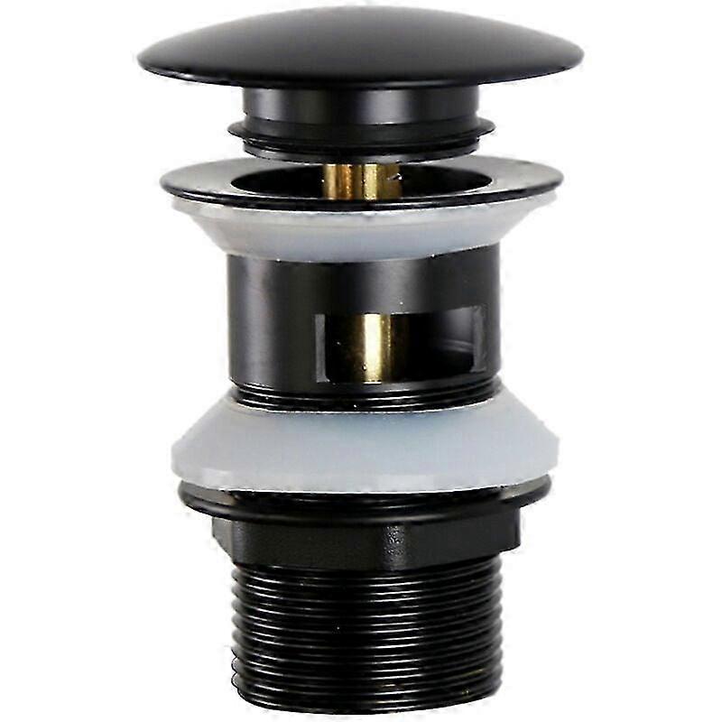 Brass Click Clack Basin Drain With Overflow