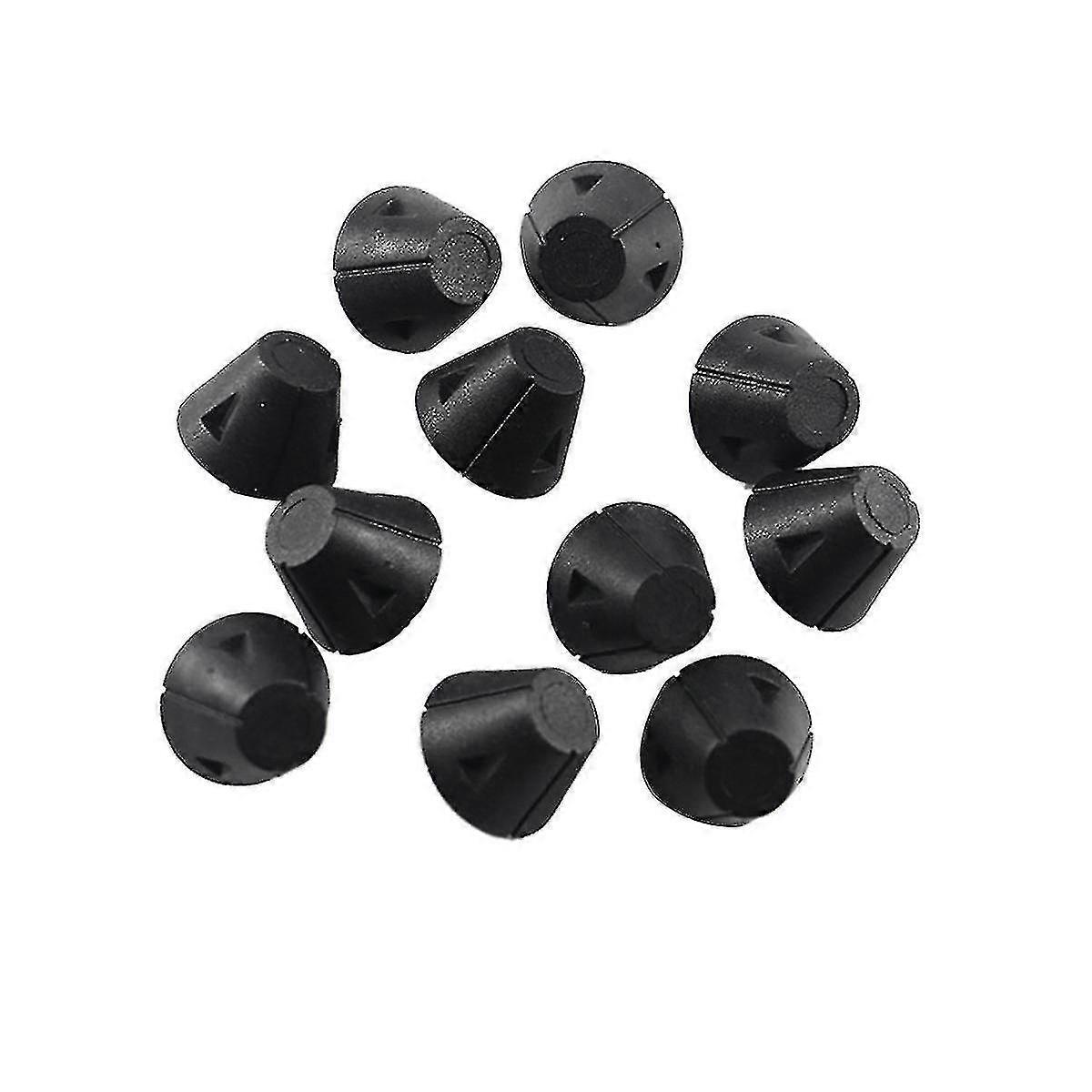 13mm Black Nylon Football Studs