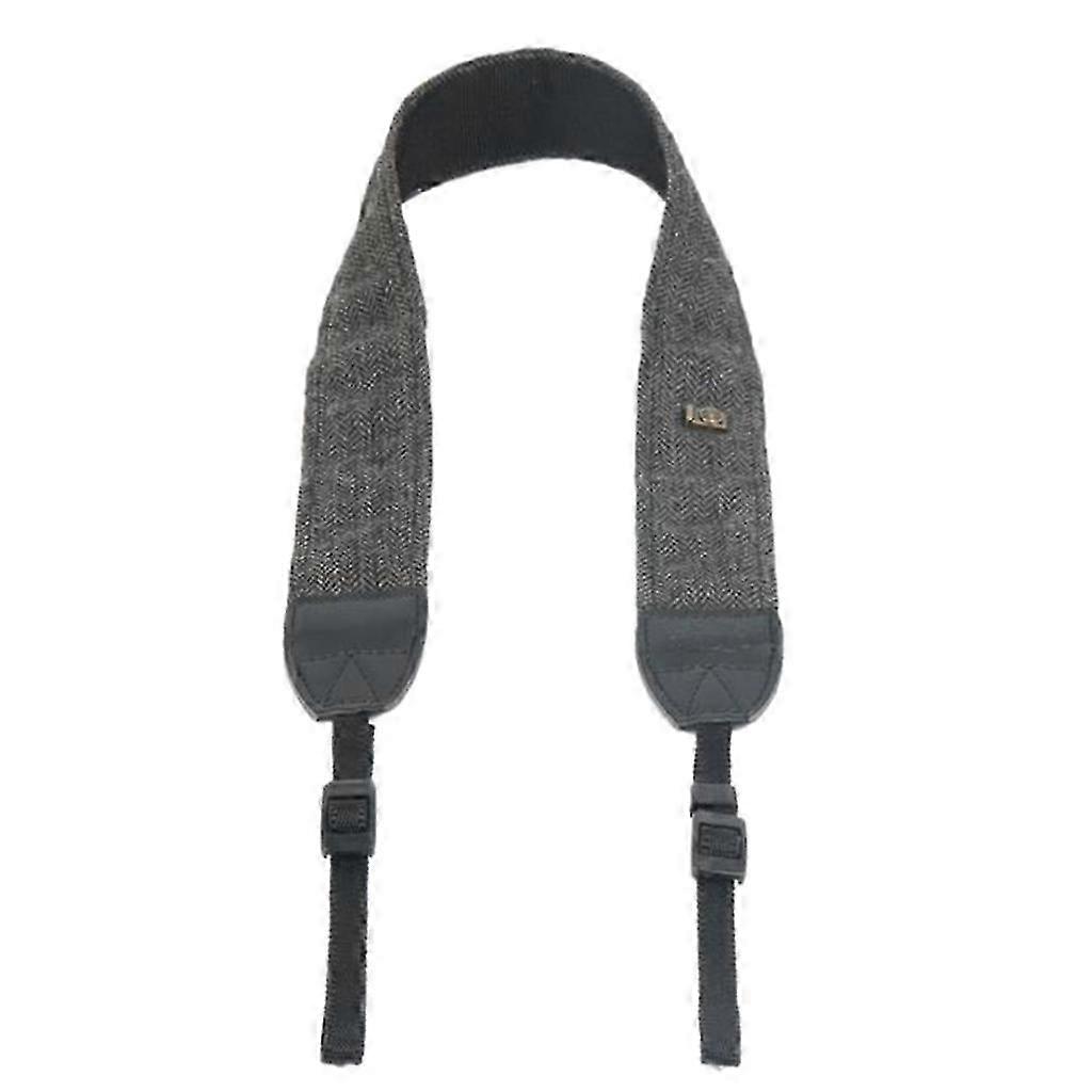Ergonomic Cotton Leather Camera Strap