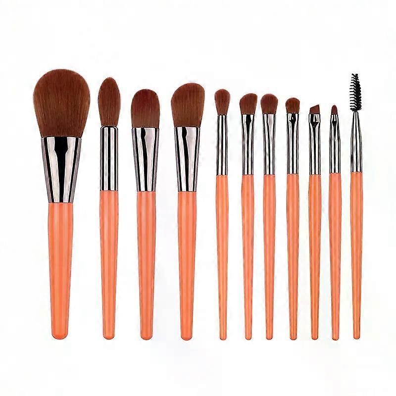11-Piece Makeup Brush Set without Handle Logo