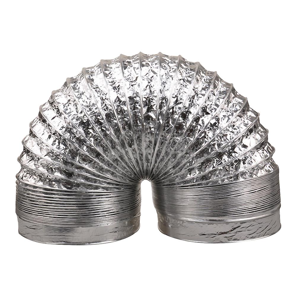1 pieza de manguera de conducto de papel de aluminio grueso de 1,5 m Tubo flexible de entrada de aire Tubo de ventilación Manguera de ventilación de escape para ventilación HVAC Diámetro de