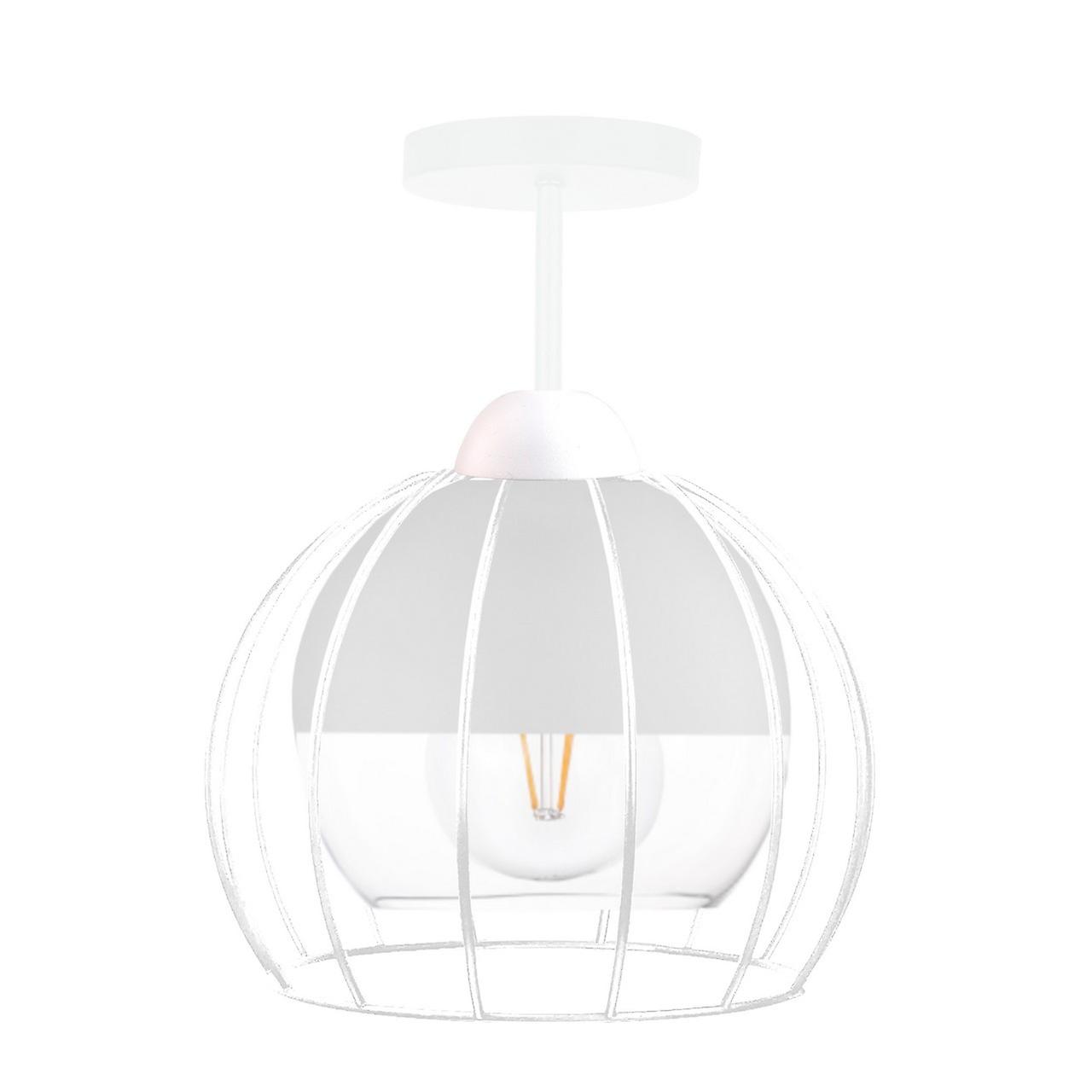 Solo Semi Flush Light White, 20cm, 1x E27