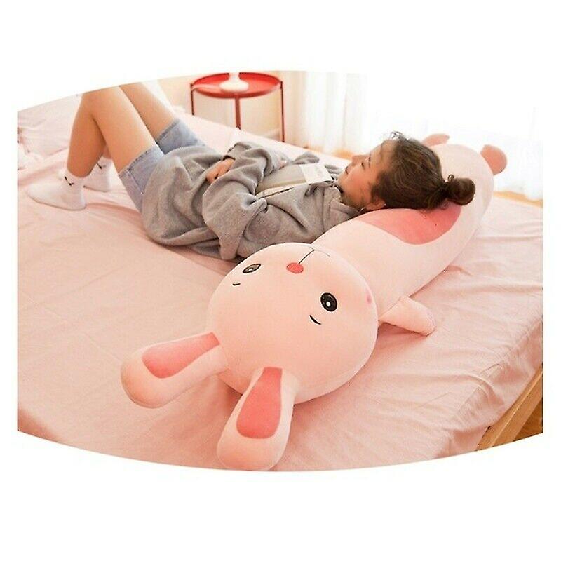 Cylindrical Cartoon Animal Pillow Rabbit Monkey Lazy Plush Toy Children Doll