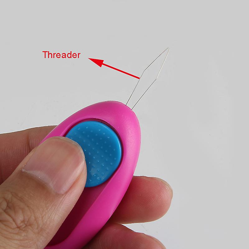 2 In 1 Portable Needle Threader with Cutter Tool Gifts New