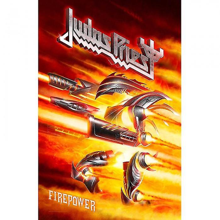 Judas Priest Firepower Textile Poster