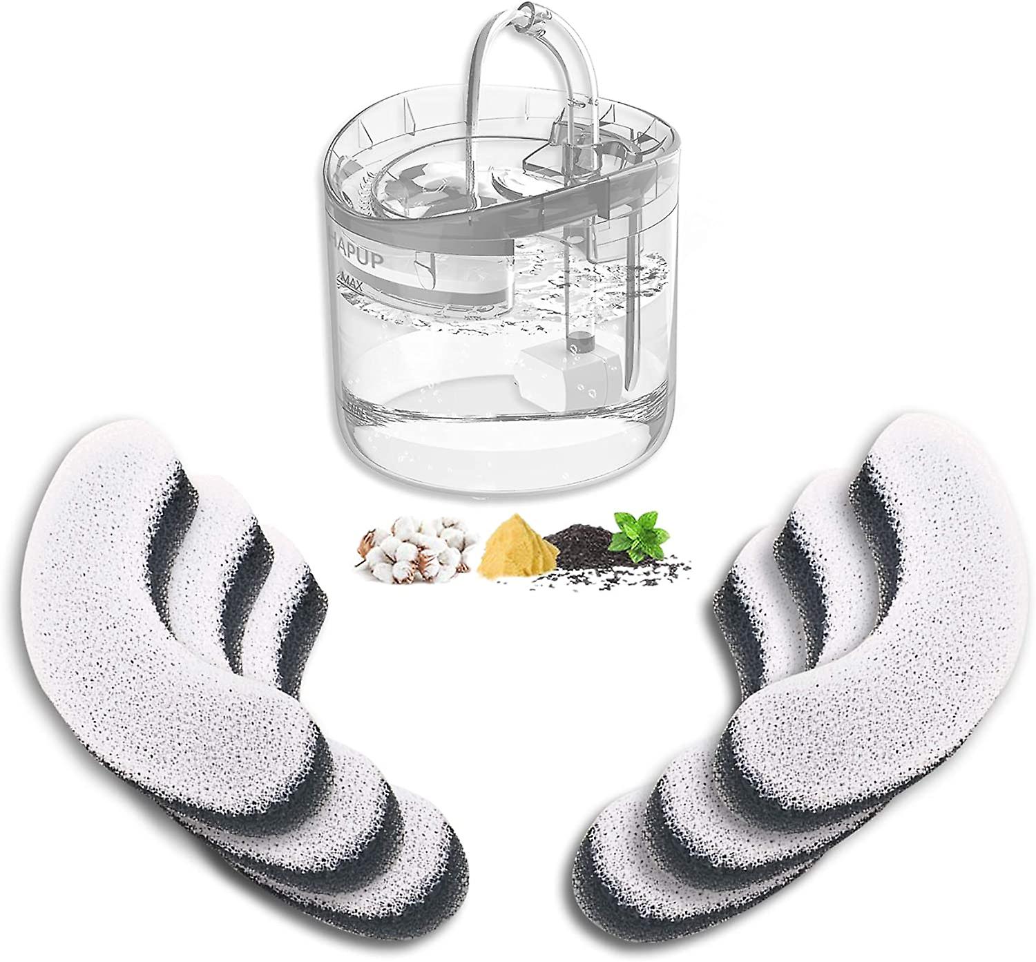 Pxcl Cat Water Fountain Filter Cat Water Fountain Filter Carbon Filter Replacement Filters For Hapup Cat And Dog Water Fountains Automatic Silent 1.8l