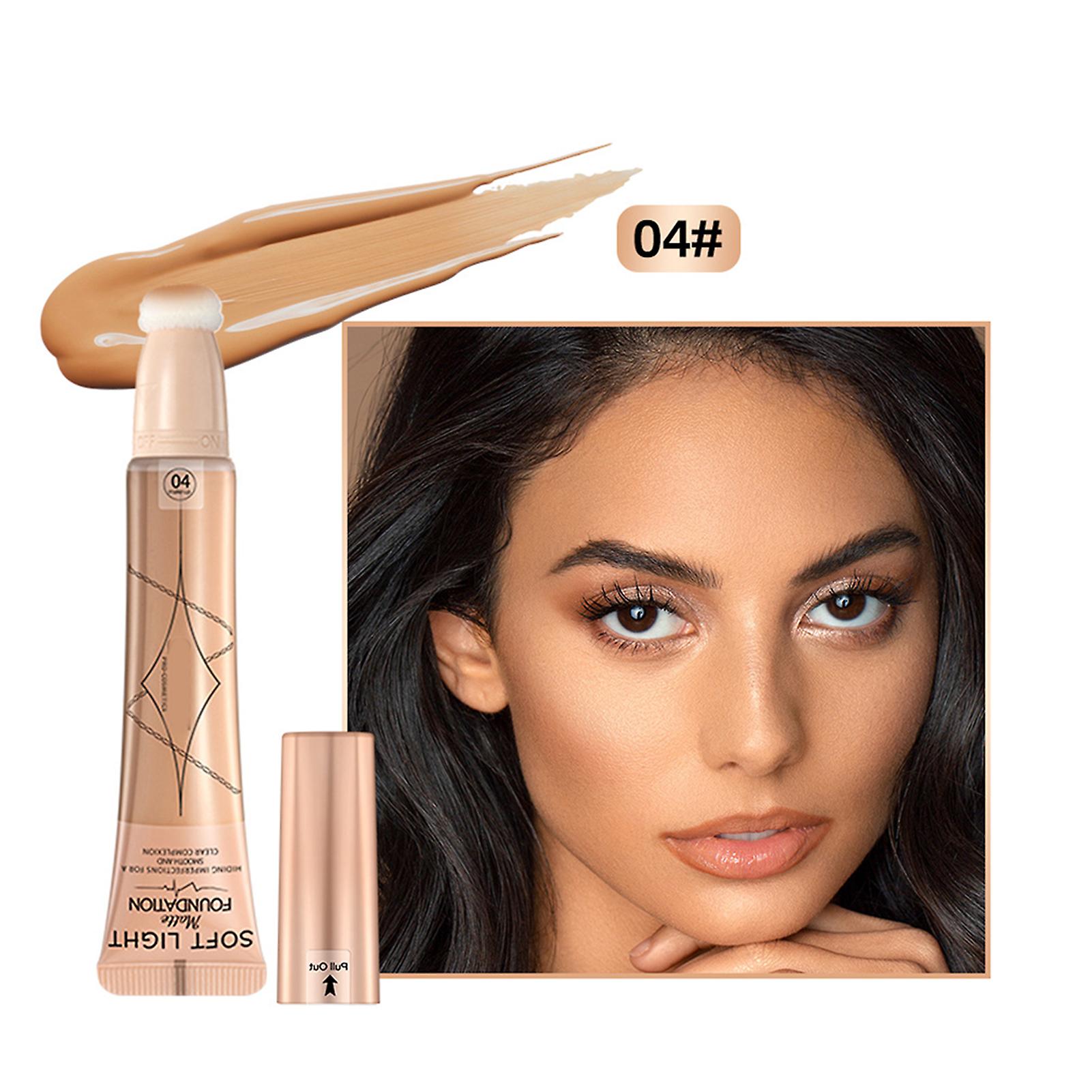 Matte Liquid-foundation Oil Control Moisturizing Concealer Liquid Waterproof Pore Covering Cream