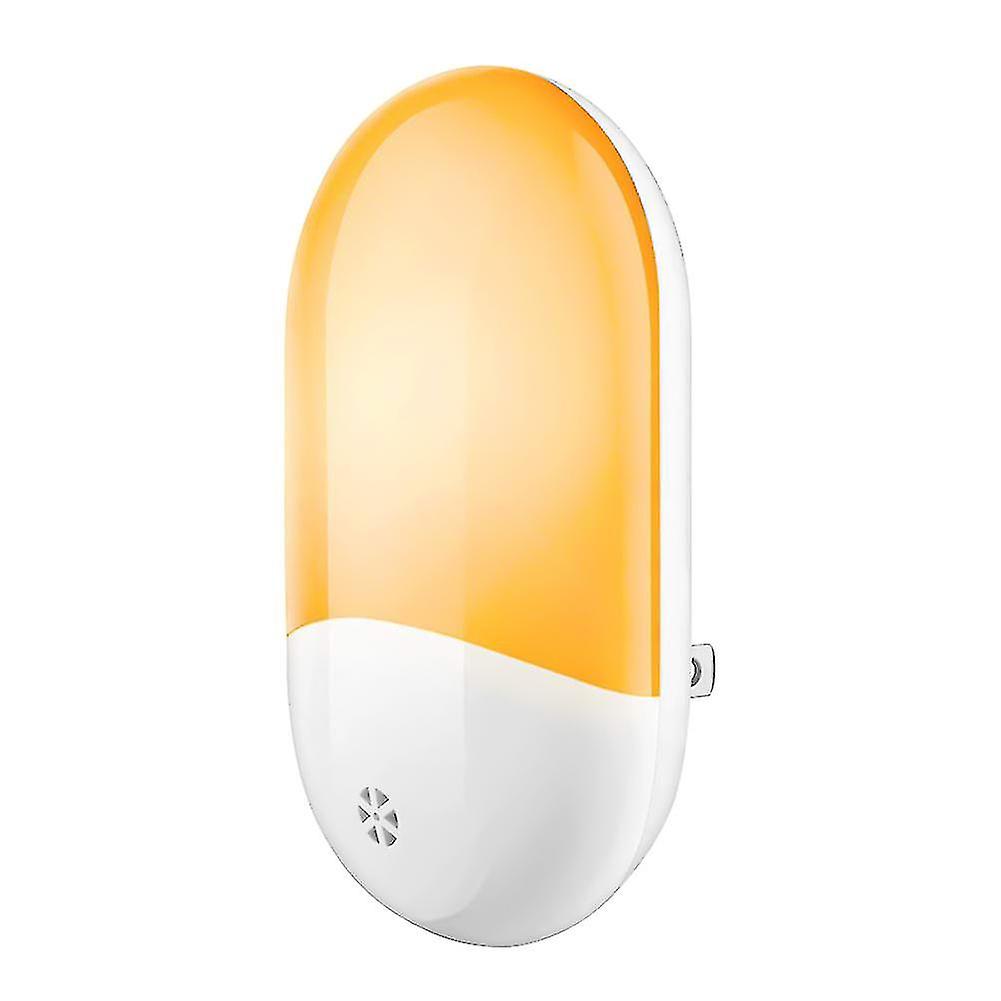 Led Plug-in Night Light 0.7w Warm White Wall Lights With