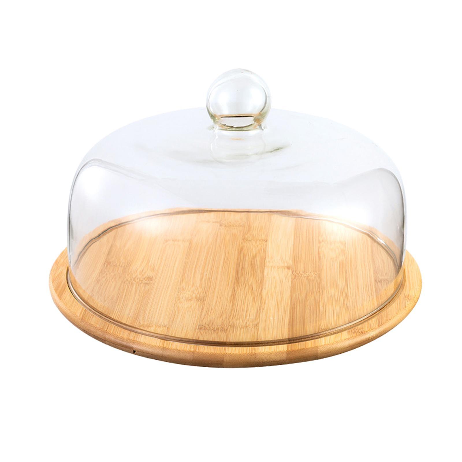 Nordic Glasöverdrag Serveringsfat Cloche Dome Förvaring Kakfat Brödfat