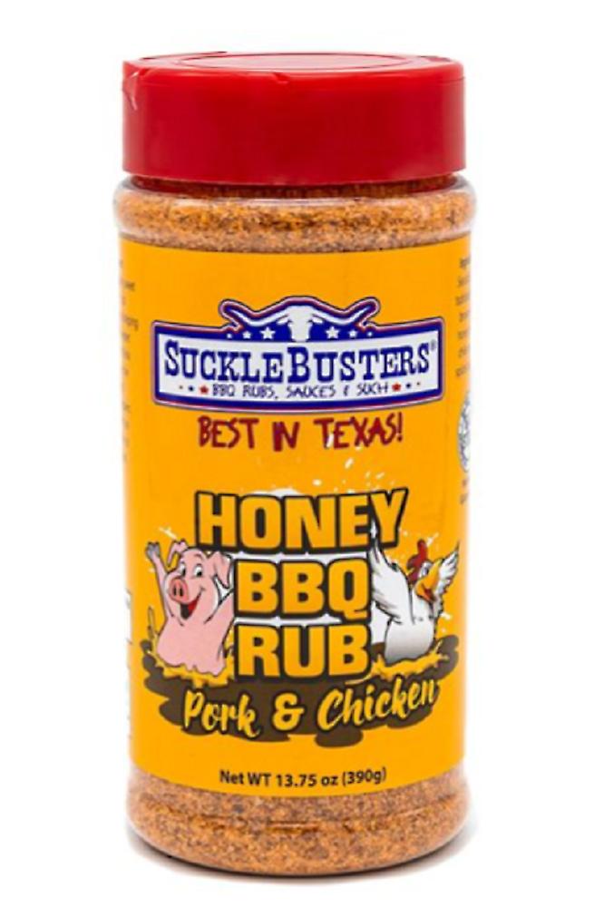 SuckleBusters SBHH/005 蜂蜜烧烤擦 - 猪肉和鸡肉,13.75 盎司