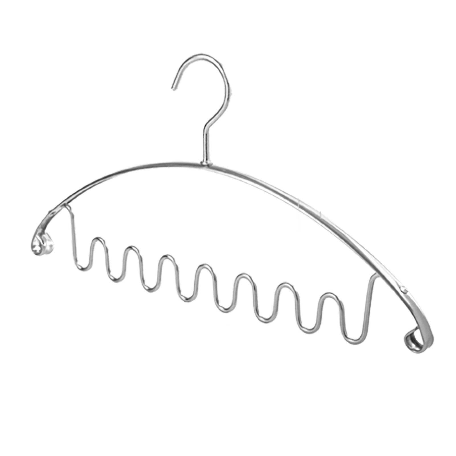 5pcs Wavy Suit Pants Hangers Wet & Dry Dual-use Hangers For Hanging Halter Tops Vests Scarves