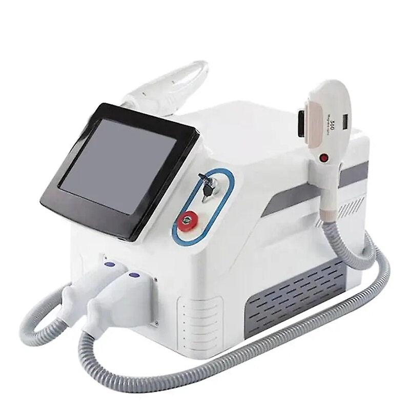 المحمولة 2 في 1 Ipl Opt Nd Yag ليزر الشعر Remvoal الوشم تنظيف الحاجب غسل الجلد تجديد المهنية آلة التجميل