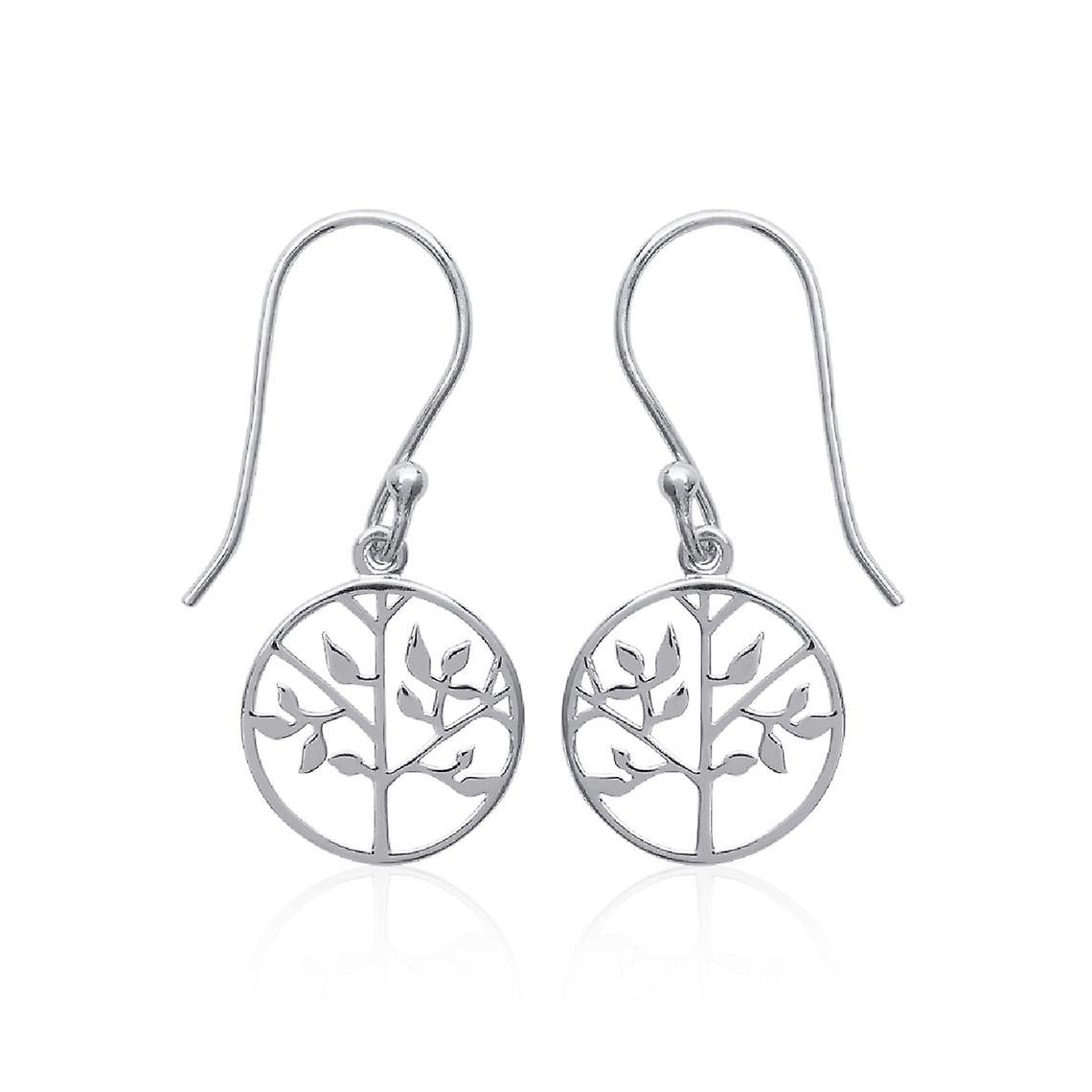 Ezüst lógó életfa fülbevaló Maison de la Bijouterie W4U0U00