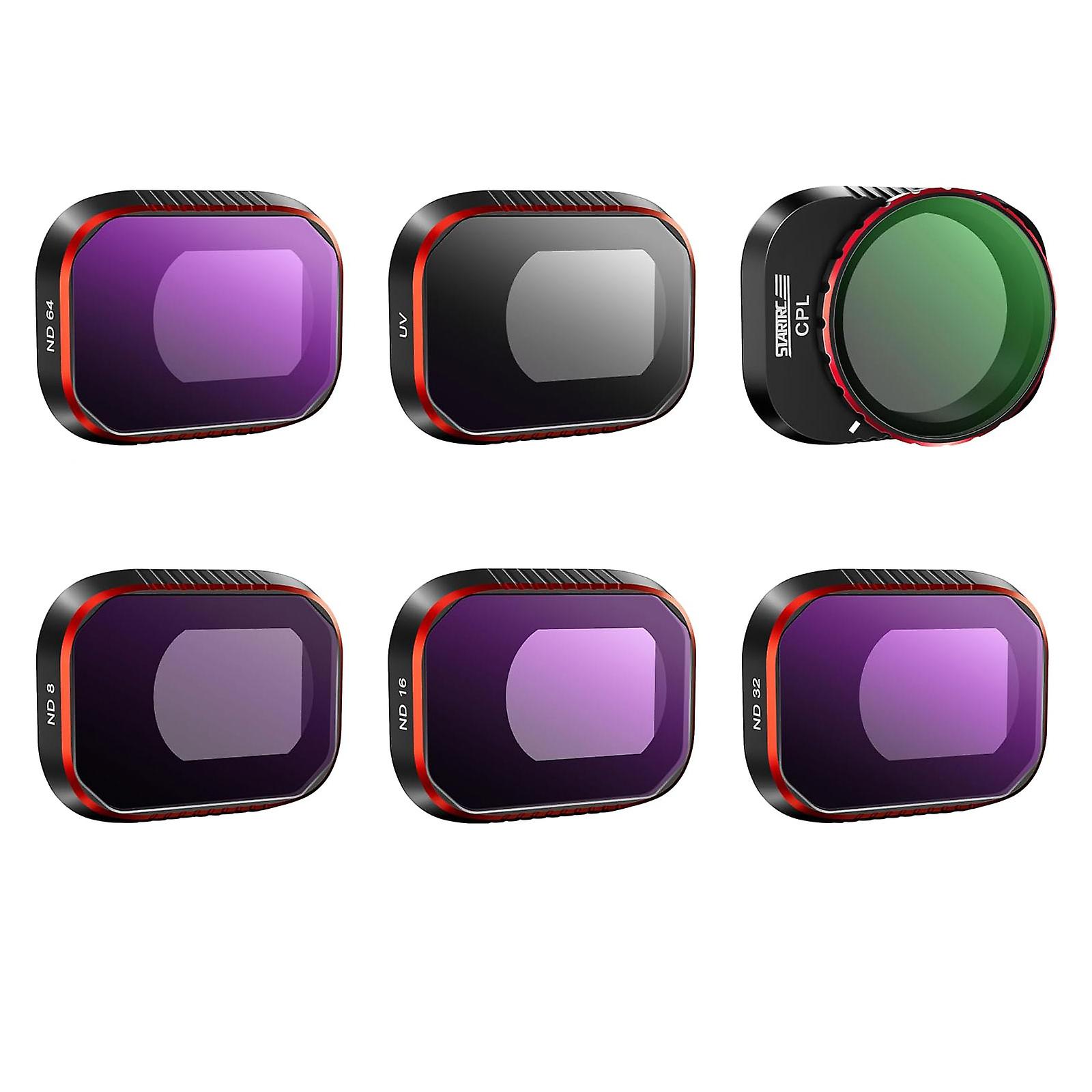 3/4/6pcs Multi-coated Nd Filter Set For Dj-innovations Mini 4 Pro Drone Accessor,100% New