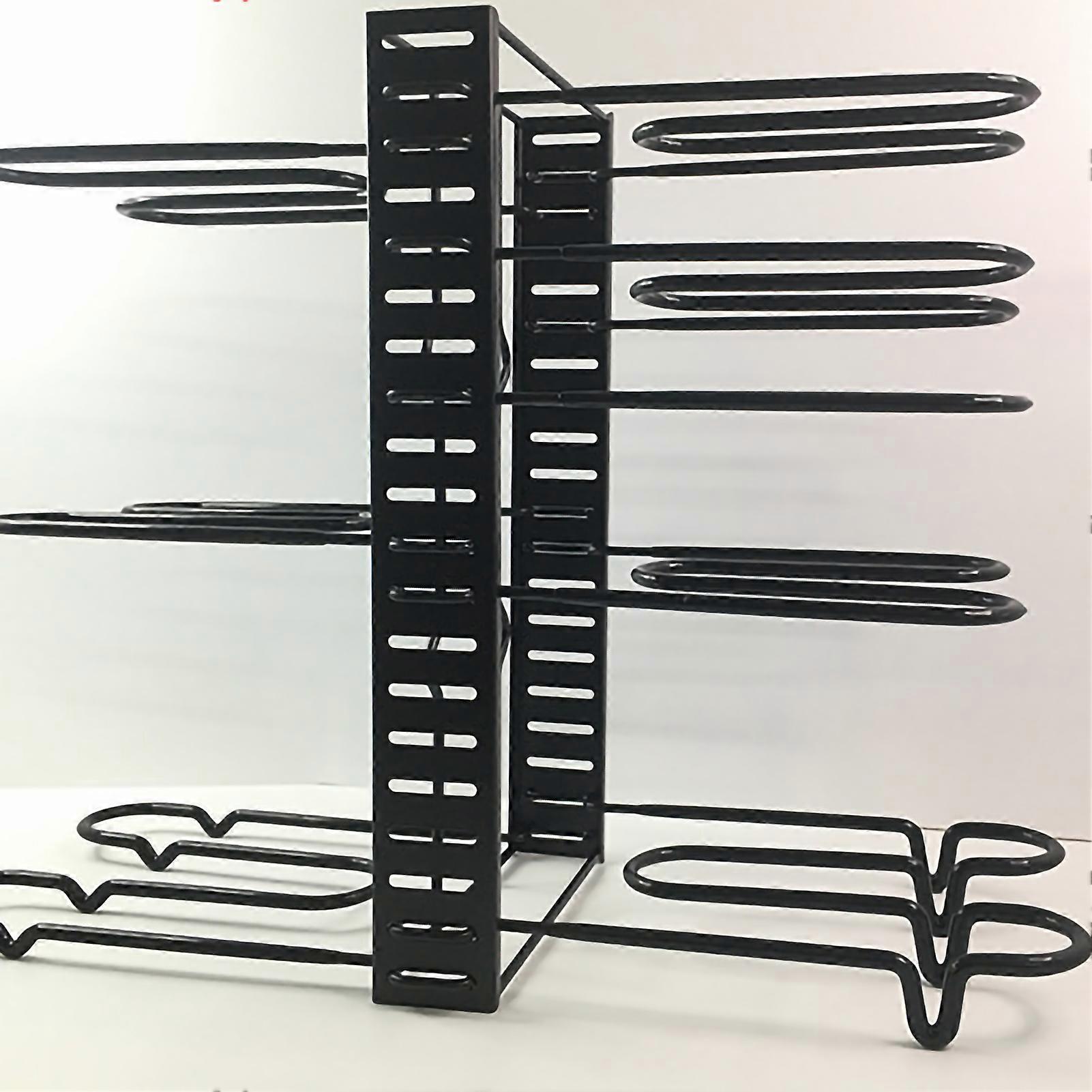 8-Layer Multi Layer Iron Art Pot Shelf Organizer for Kitchen