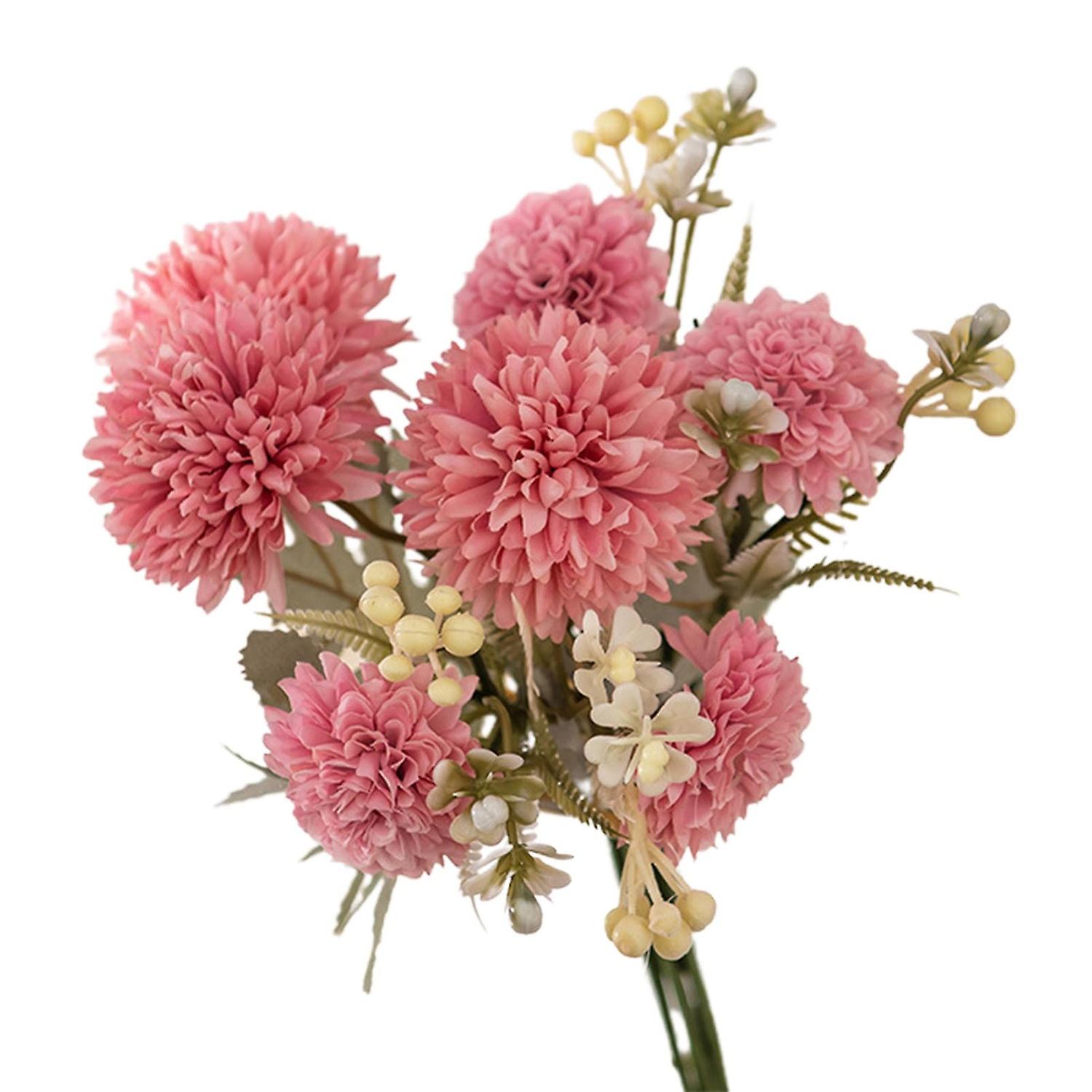 1 Bundle Simulation Bouquet Handmade Desktop Decor Flower Courtyard Decorating Fake Dandelion