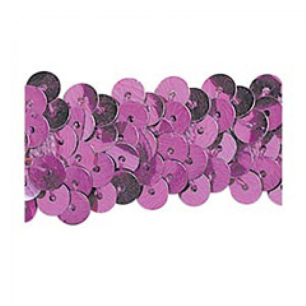 Trimits 20mm Stretch Sequins Trim Lavender - per metre