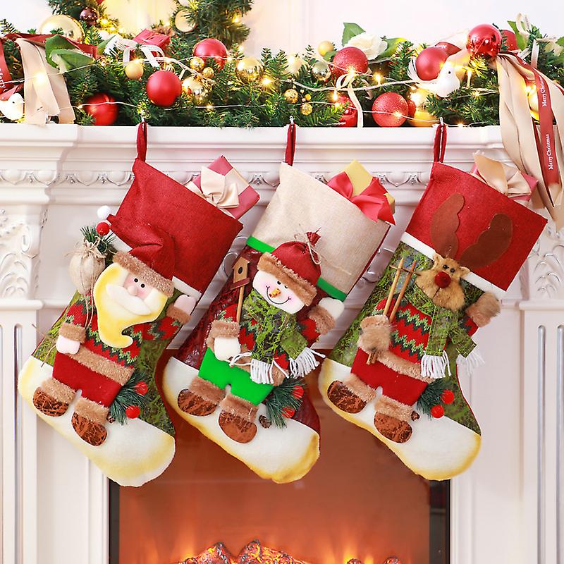Hanging Christmas Stocking,large Christmas Socks Decoration