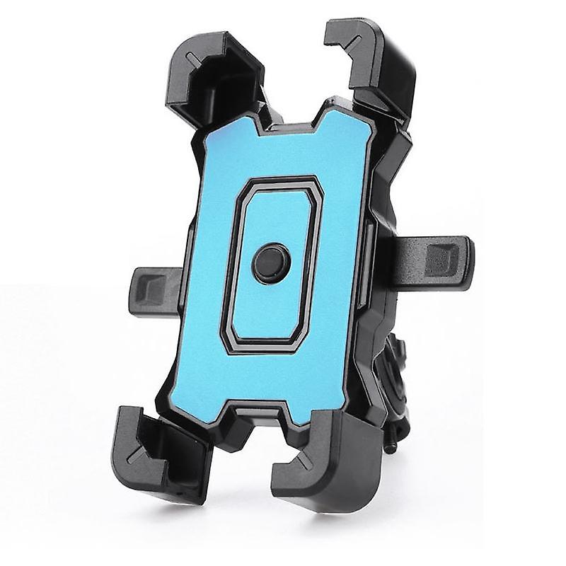 Bicycle Riding Shockproof Bracket Blue For Handlebar