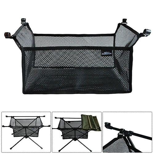 Portable Folding Camping Table Storage Nets Mesh Picnic Outdoor Organizer NEW