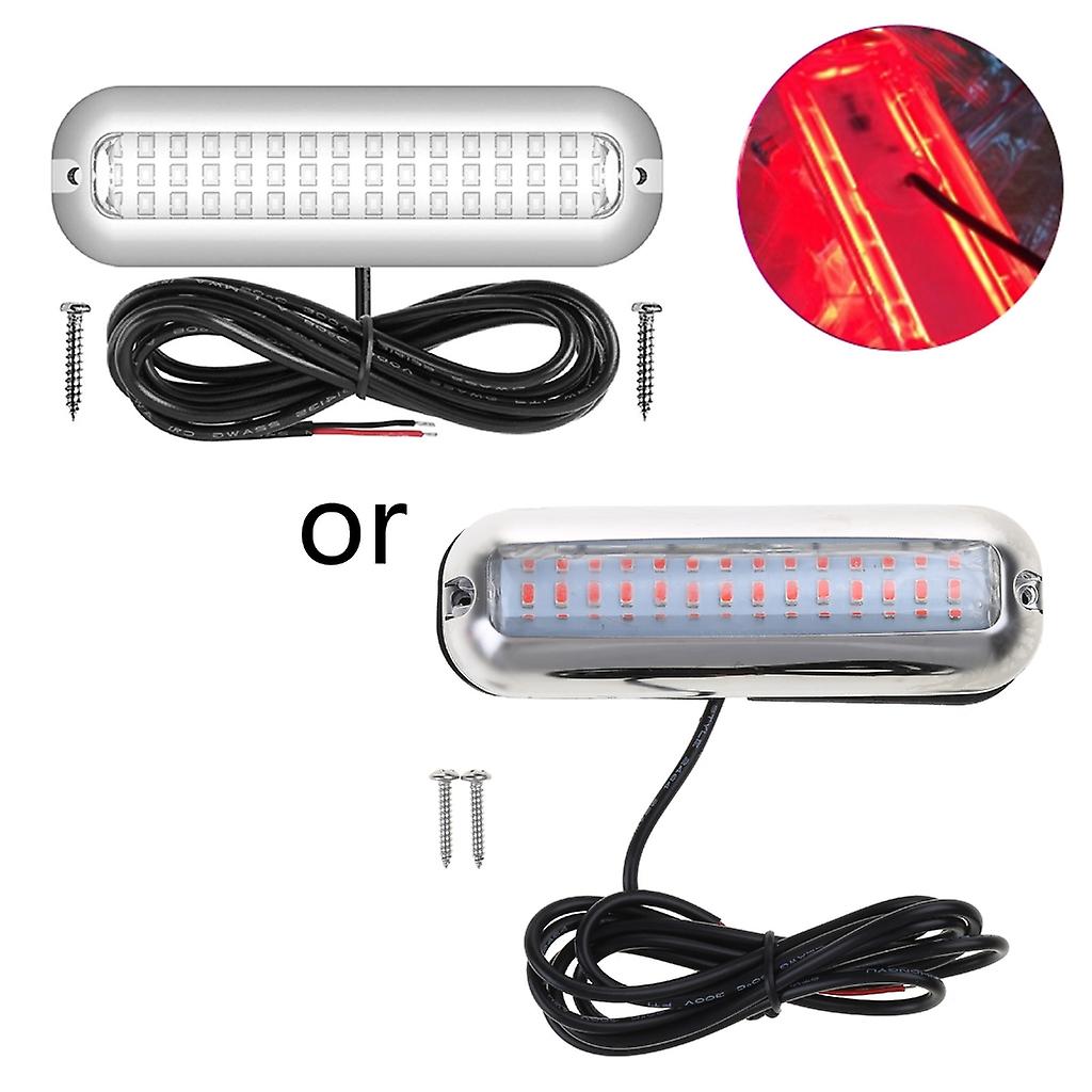 42 LED 8.4W أضواء الملاحة تحت الماء غير القابل للصدأ لقذيفة للقارب البحري بون