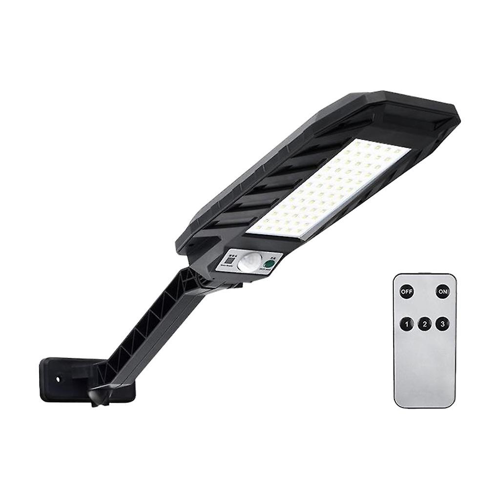 solenergi ledet gatelampe bevegelsessensor utendørs flomlys 60led