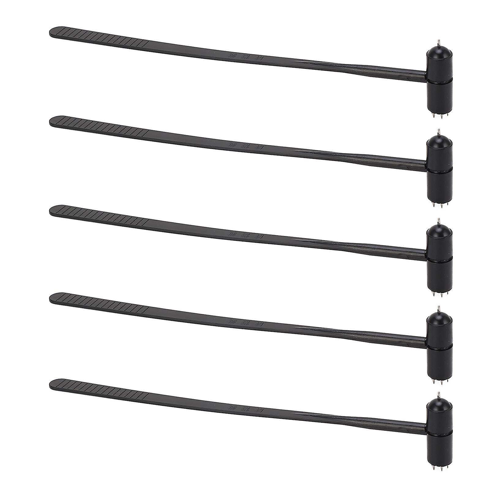 5 件星针真皮锤 ABS 手柄轻型双头针真皮锤套装