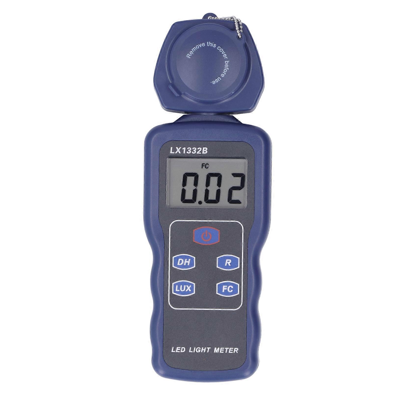 Illumination Photometer Digital Brightness Tester High Accuracy Light Detector Illuminance Meter for Indoor