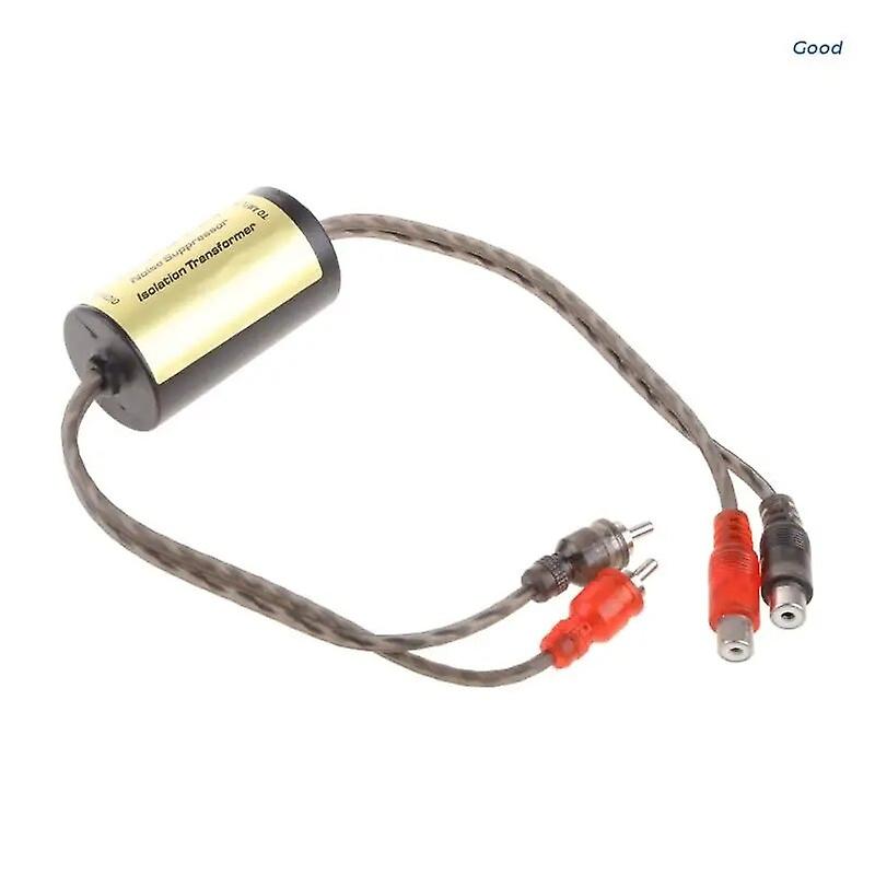Noise Isolation Audio-Filter Suppressor Ground Loop-Isolator for Car Home-Stereo~25820