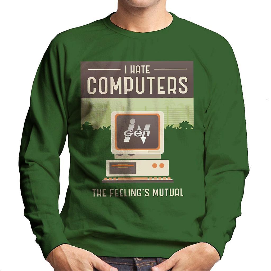 Parque Jurásico Ingen Odio Computadoras Los Sentimientos Hombres Mutuos's Sudadera