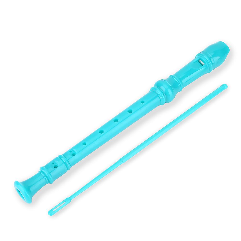 8 Holes High Pitch Soprano Recorder Flute ABS Instruments Reed Pipe Kids Green