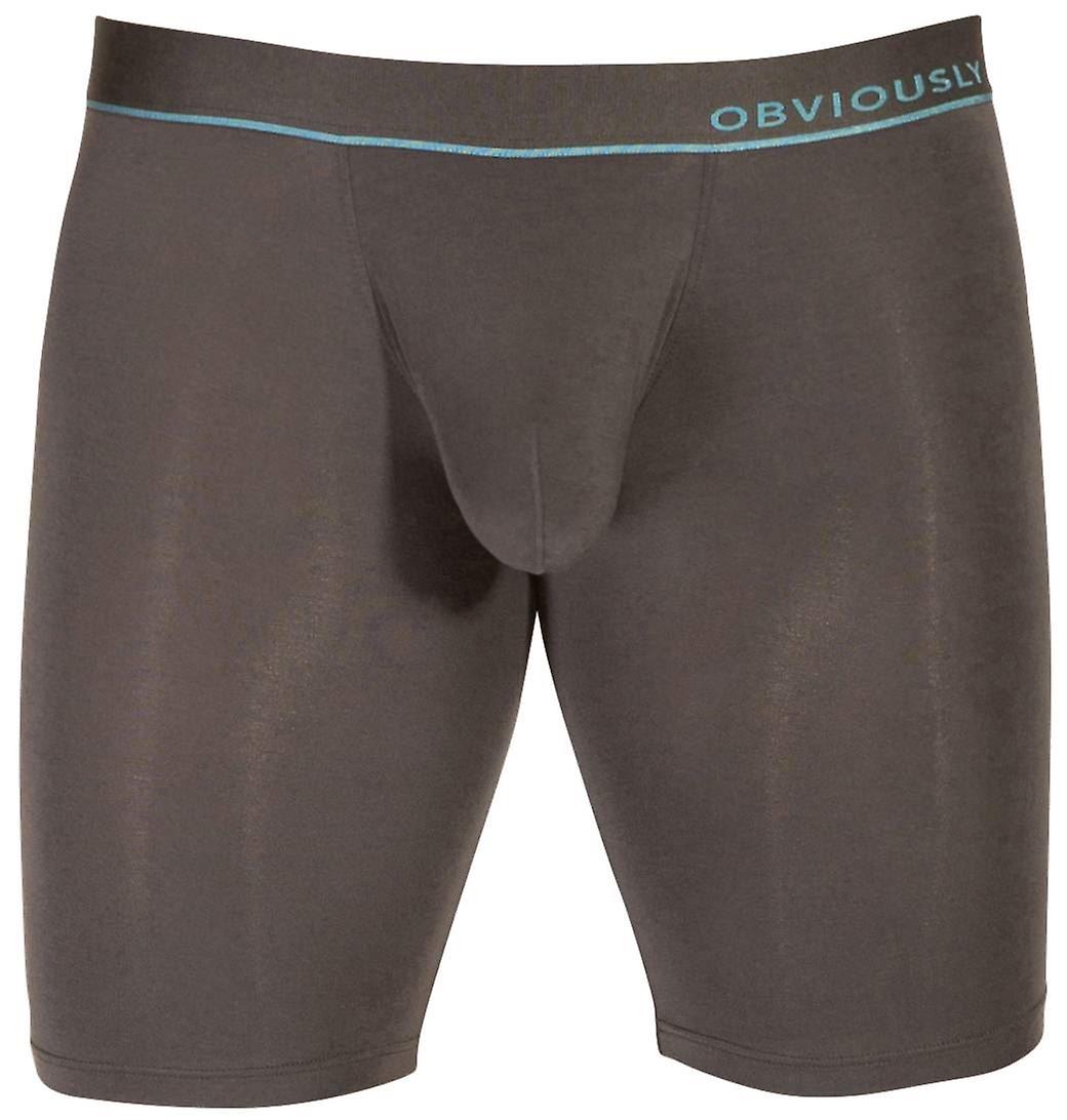 Obviously PrimeMan AnatoMAX Boxer Brief 9inch Leg - Titanium Grey